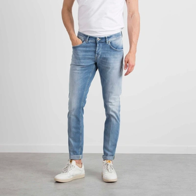 Dondup George Cotton Denim Jeans In Medium Wash