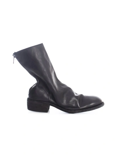 Guidi 788 Back Zip Boots In Black