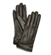 La Canadienne Carmel Leather Gloves In Brown