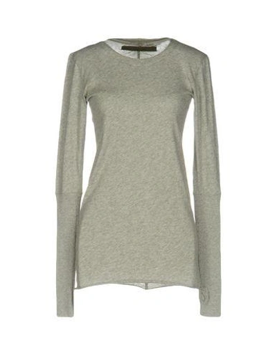 Enza Costa Sweaters In Light Grey