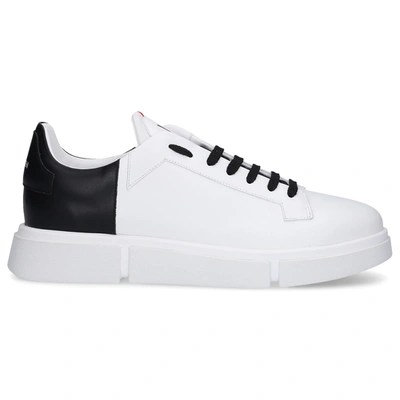 V Design Sneakers Black Msa01 In White