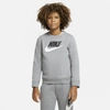 Nike Sportswear Club Fleece Big Kids' (boys') Crew In Grey