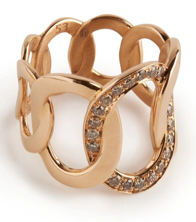 Pomellato Rose Gold Brera Ring Size 53