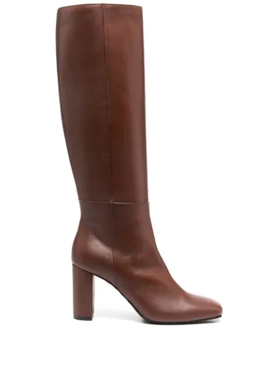 Via Roma 15 Knee-length High Heel Boots In Brown