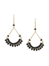 Isabel Marant Stone-embellished Chandelier Earrings In Black