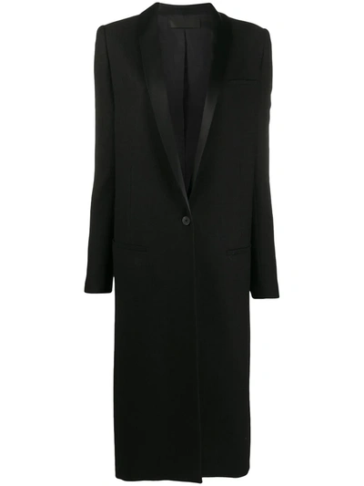 Haider Ackermann Fitted Single-breasted Coat In Black