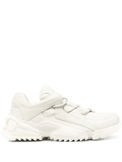 Ferragamo Gancini Low-top Sneakers In White