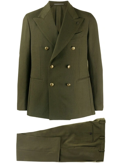 Gabriele Pasini Double-breasted Suit In Green