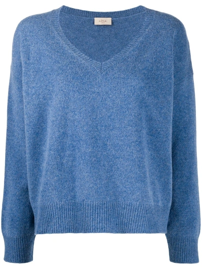 Altea Loose Fit Knitted Jumper In Blue
