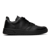 Veja Black Faux-leather V-10 Sneakers In All Black