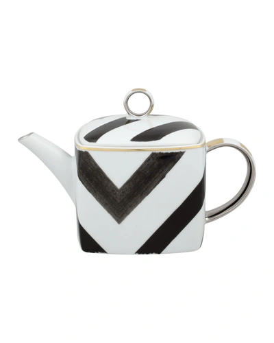 Christian Lacroix Sol Y Sombra Teapot In Black And White