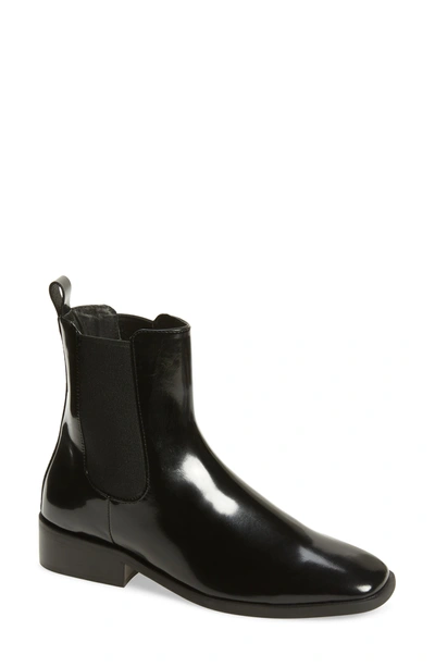 Jeffrey Campbell Jeffery Campbell Leather Chelsea Boot In Black Box