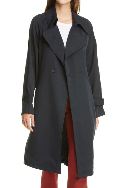 Trave Nicolette Trench Coat In 161 - Newport Blue