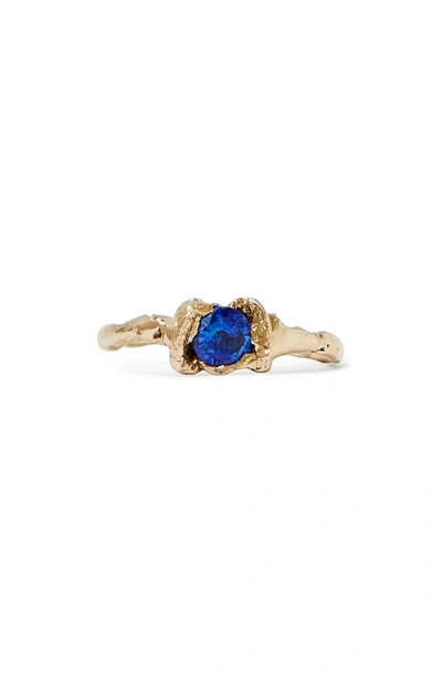 Alice Waese Aethra Blue Sapphire Ring In 14k/blue Sapphire