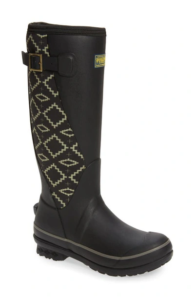 Pendleton Kiva Step Waterproof Boot In Black Rubber / Neoprene