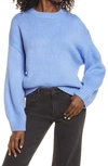 Prima Easy Pullover Sweater In Blue