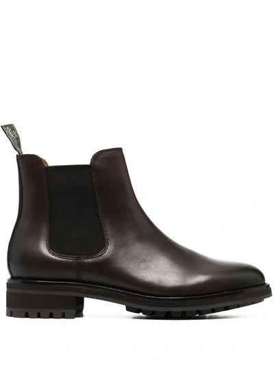 Polo Ralph Lauren Bryson Chelsea Boots In Brown