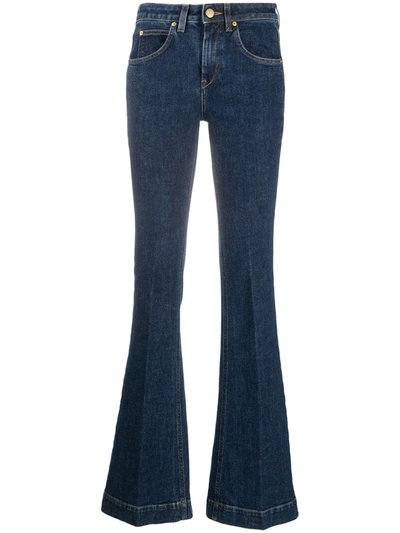 L'autre Chose Mid-rise Flared Jeans In Blue