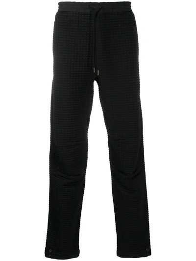 Maharishi Air Knit Track Trousers In Black