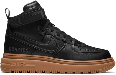 Pre-owned Nike  Air Force 1 High Gore-tex Boot Anthracite In Black/anthracite/gum Medium Brown-black
