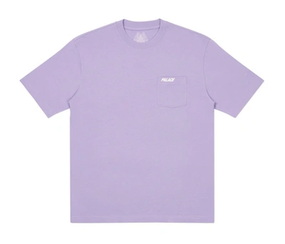 Pre-owned Palace  Classic Pocket T-shirt Purple