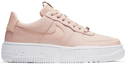 Pre-owned Nike Air Force 1 Low Pixel Particle Beige (women's) In Particle Beige/black-white-particle Beige