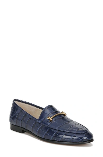 Sam Edelman Lior Loafer In Baltic Navy Leather