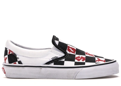 Pre-owned Vans  Slip-on Vivienne Westwood Anglomania Checkerboard In Checkerboard/white