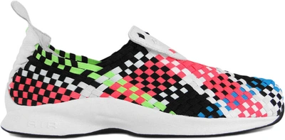 Pre-owned Nike  Air Woven Multi-color In Black/solar Red-white
