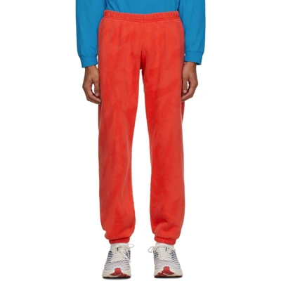 Erl Ssense Exclusive Red Daisy Lounge Pants In Red 5