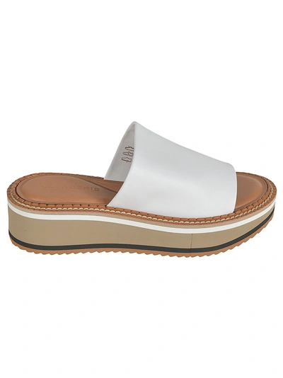 Robert Clergerie Women's White Leather Sandals
