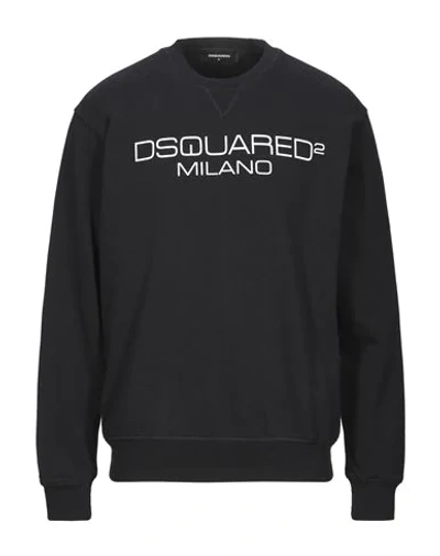 Dsquared2 Sweatshirts In Black