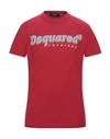 Dsquared2 T-shirts In Red