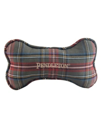 Pendleton Pet Dog Bone Toy, 9' In Grey Stewa