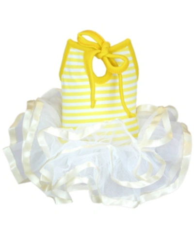 Parisian Pet Ballerina Dog Dress In Yellow