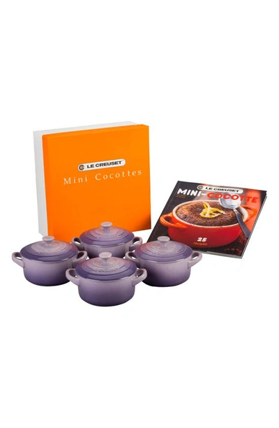 Le Creuset Four Mini Cocottes With Cookbook