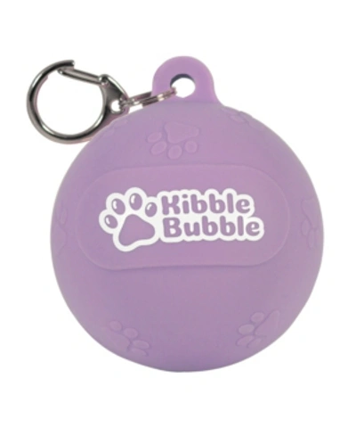 Kibble Bubble Silicone Dog Treat Pouch, Ball In Purple