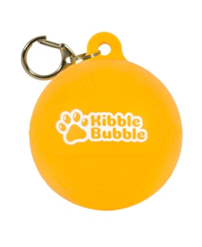 Kibble Bubble Silicone Dog Treat Pouch, Ball In Yellow