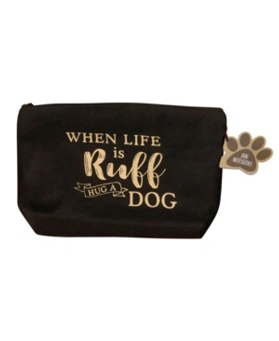 Lillian Rose Dog Travel Kit - When Life Is Ruff, Hug A Dog In Black