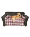 Duck River Textile Hadley Reversible Pet Sofa Cover In White-red