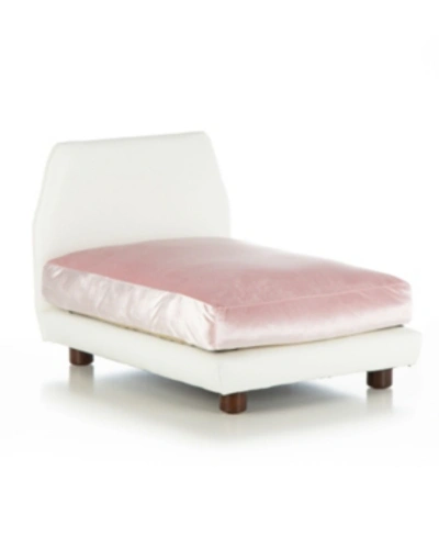 Club Nine Pets Mid-century Bed Collection Medium Orthopedic Dog Bed In Pink