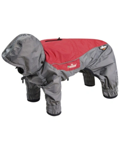 Dog Helios 'arctic Blast' Full Bodied Winter Dog Coat With Shark Tech In Red
