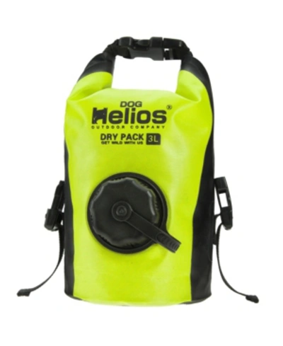 Dog Helios 'grazer' Water-resistant Outdoor Travel Dry Food Dispenser Bag In Yellow