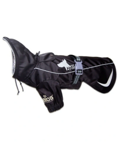 Dog Helios 'ice-breaker' Extendable Hooded Dog Coat With Heat Reflective Tech In Black