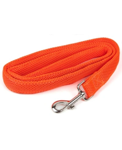 Pet Life Central 'aero Mesh' Comfortable And Breathable Adjustable Mesh Dog Leash In Orange