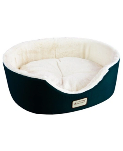Armarkat Cat Bed Oval Pet Cuddle House In Green