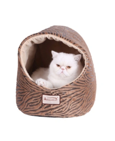 Armarkat Winter Soft Warm Cat Bed In Bronze