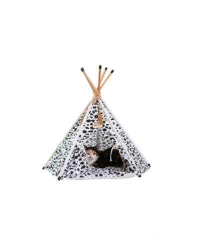 Armarkat Pet Tent/teepee Style Cat Bed In White