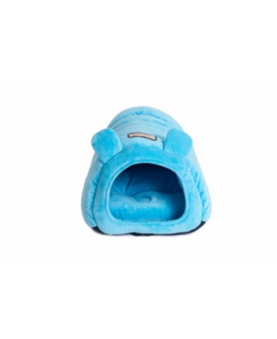 Armarkat Tube Shaped Cat Bed In Sky Blue