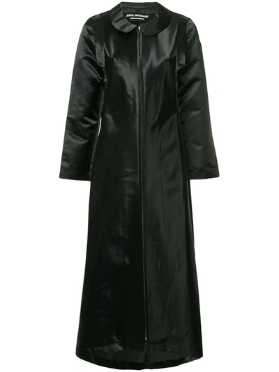 Pre-owned Junya Watanabe Long Panelled Coat In Black